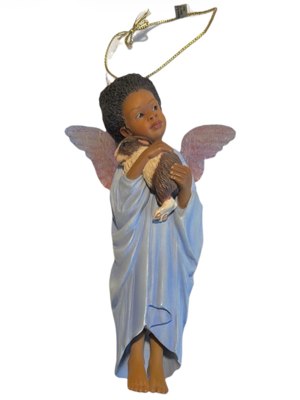 Rare & Highly Collectible Thomas Blackshear Ebony Visions Ornament Bunny Hug
